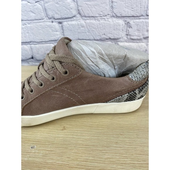 Naturalizer Gray Leather Python Snakeskin Shoes Sneakers size 7 NWT - Picture 8 of 12